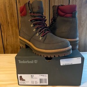 New Timberland Olive & Maroon Hiker Boot